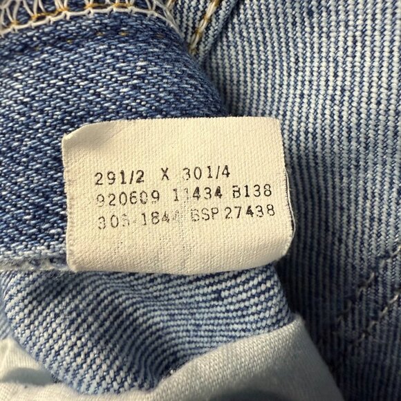 VTG Lee Womens Jeans 12 Short High Waist Curvy Stonewash Tapered Leg Mom *Hemmed - Picture 5 of 9